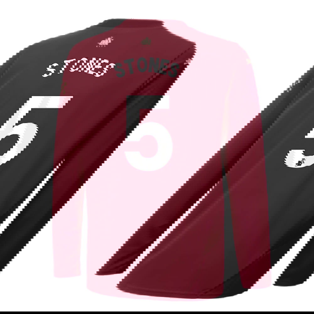 2024-2025 Man City Third Long Sleeve Shirt (Kids) (Stones 5)