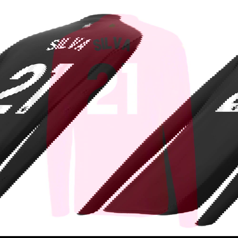 2024-2025 Man City Third Long Sleeve Shirt (Silva 21)