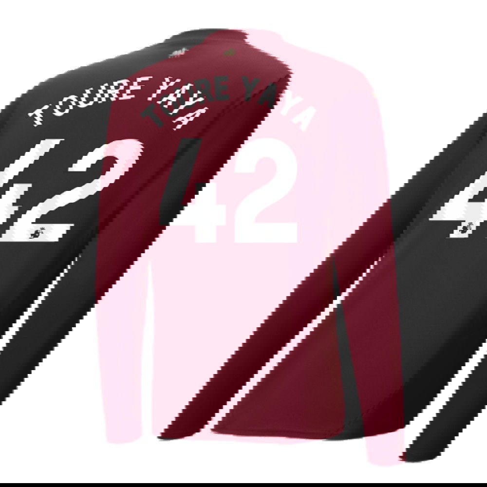 2024-2025 Man City Third Long Sleeve Shirt (Toure Yaya 42)