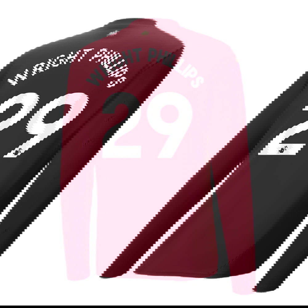 2024-2025 Man City Third Long Sleeve Shirt (Wright Phillips 29)