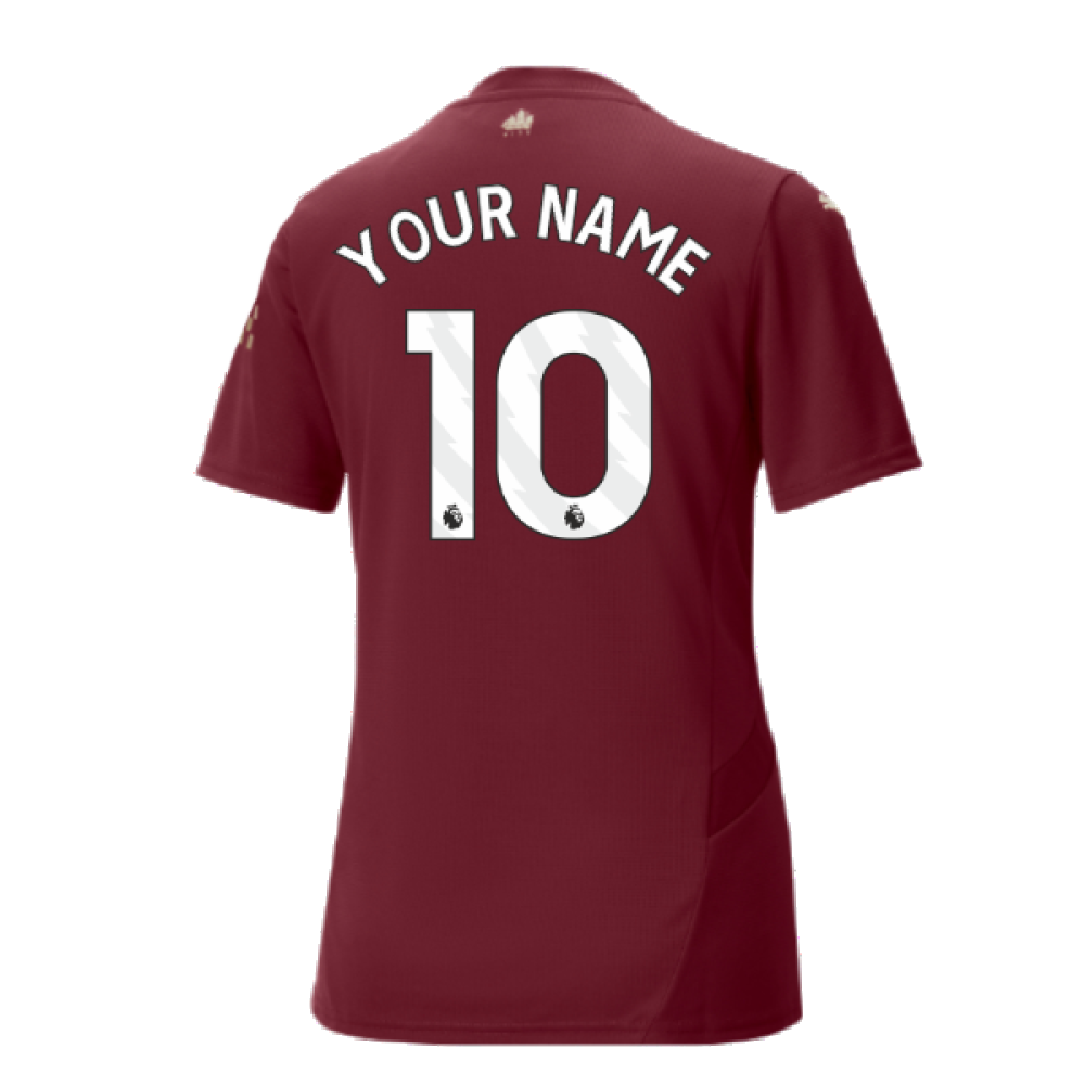 2024-2025 Man City Third Shirt (Womens) (Your Name)