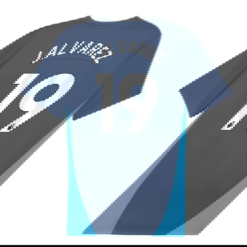 2024-2025 Man City Training Shirt (Inky Blue) (J.Alvarez 19)
