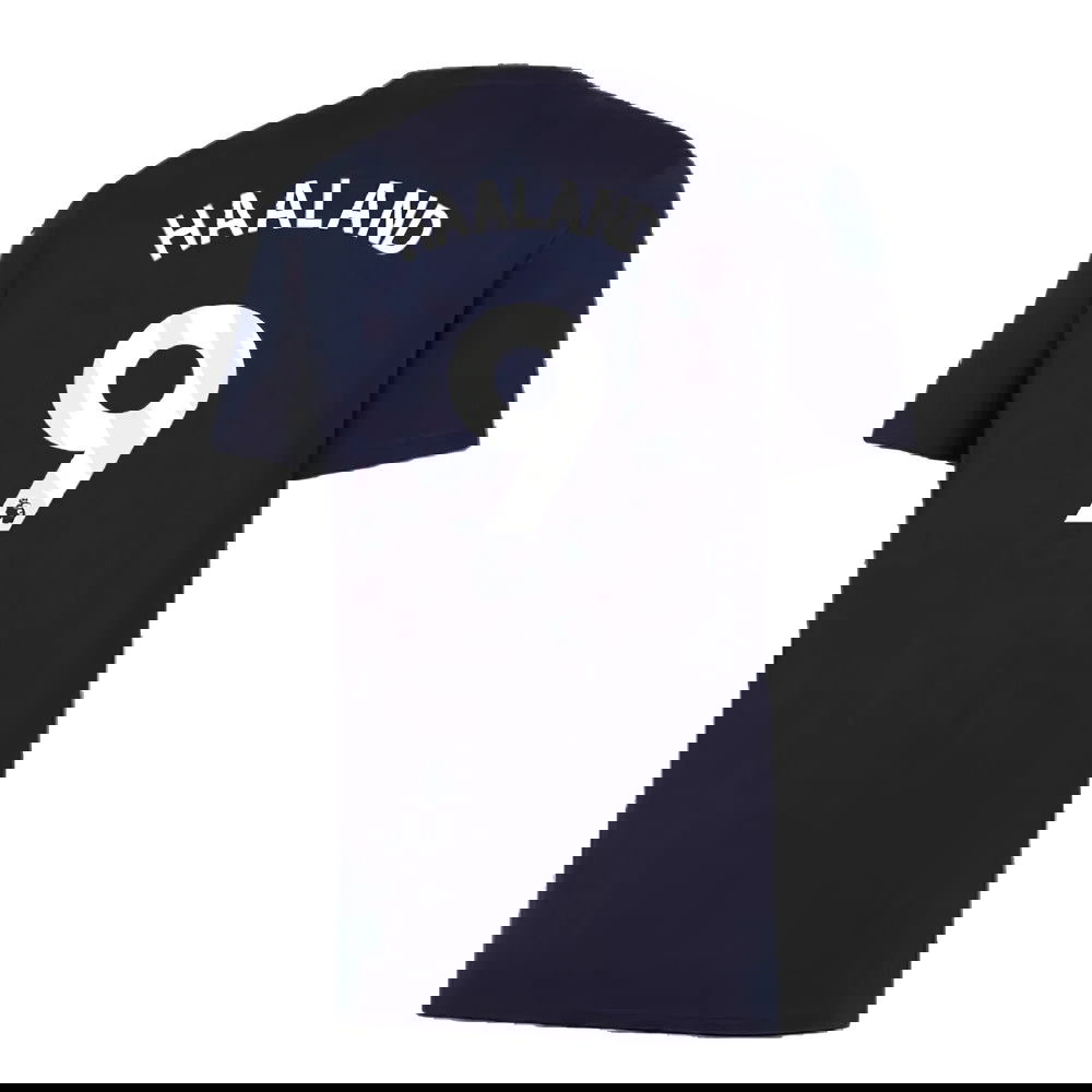 2024-2025 Man City Training Shirt (Inky Blue) - Kids (Haaland 9)