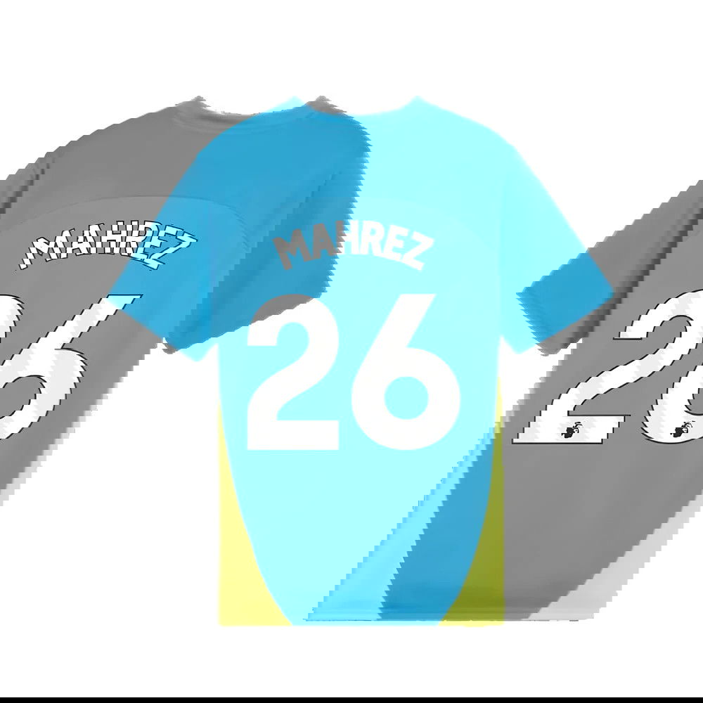 2024-2025 Man City Training Shirt (Magic Blue) - Kids (Mahrez 26)