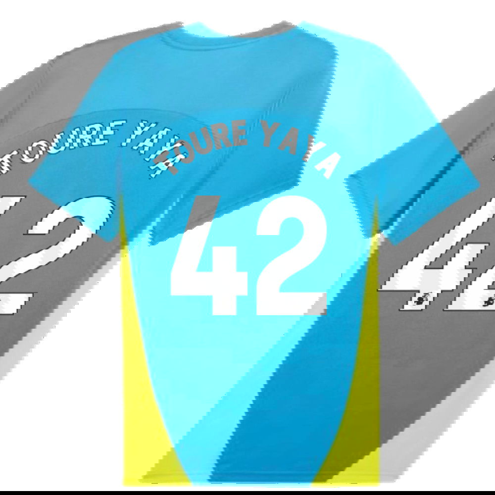 2024-2025 Man City Training Shirt (Magic Blue) (Toure Yaya 42)