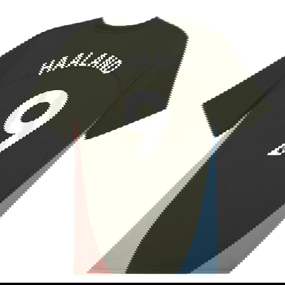 2024-2025 Man City Training Shirt (Myrtle) (Haaland 9)