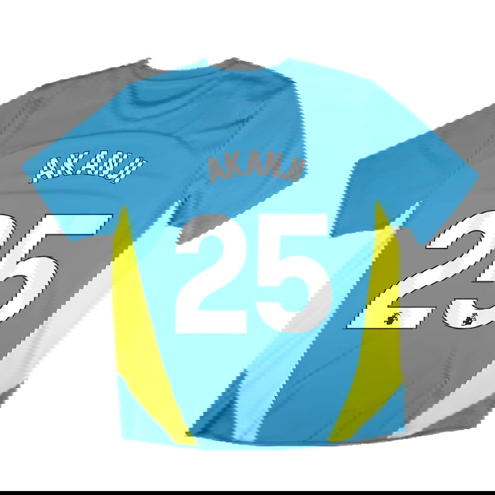 2024-2025 Man City Training Shirt Pro (Blue) (Akanji 25)