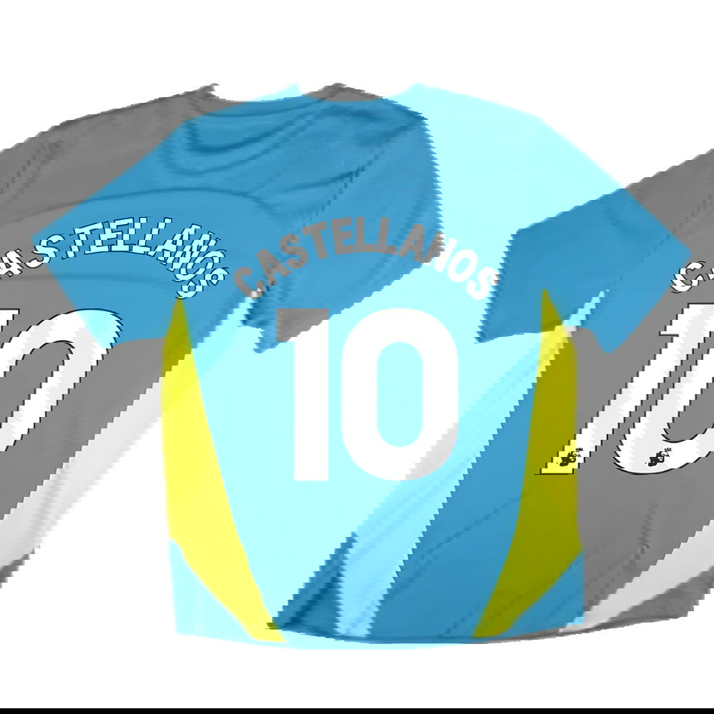 2024-2025 Man City Training Shirt Pro (Blue) (Castellanos 10)