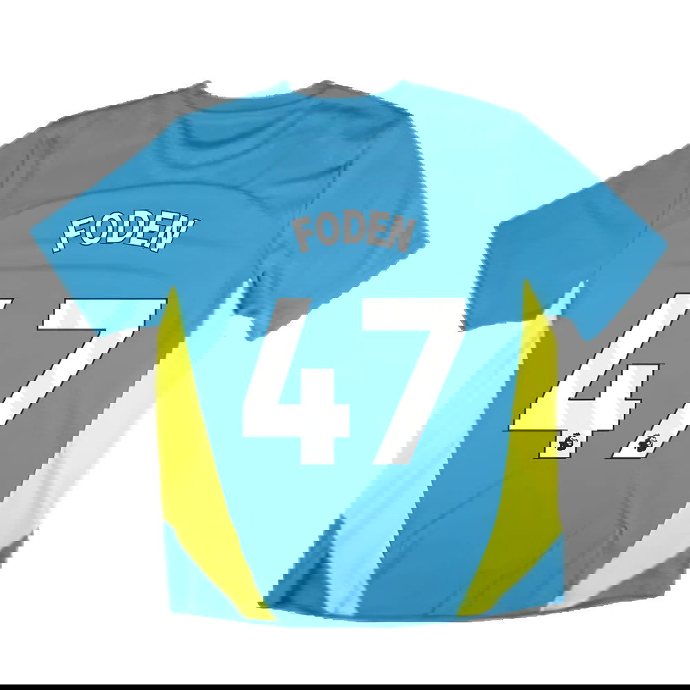 2024-2025 Man City Training Shirt Pro (Blue) (Foden 47)
