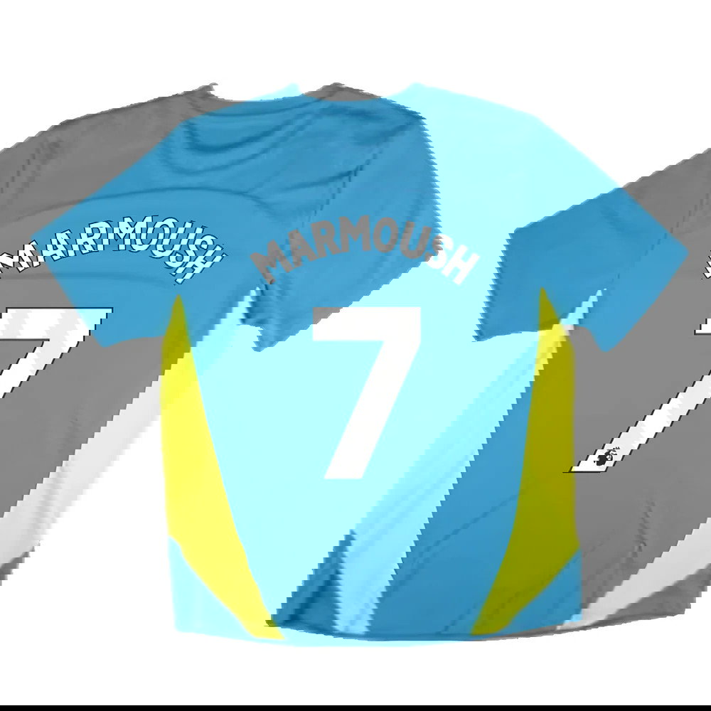 2024-2025 Man City Training Shirt Pro (Blue) (Marmoush 7)