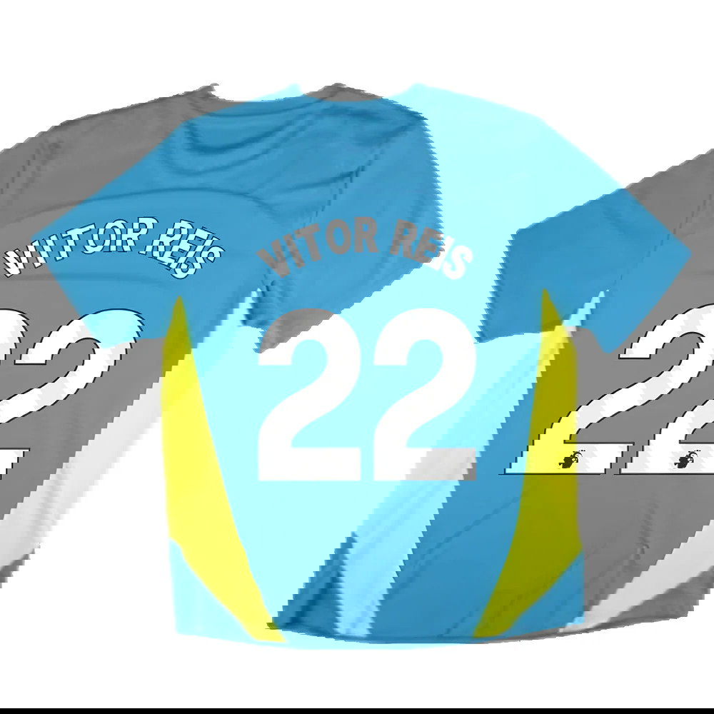 2024-2025 Man City Training Shirt Pro (Blue) (Vitor Reis 22)