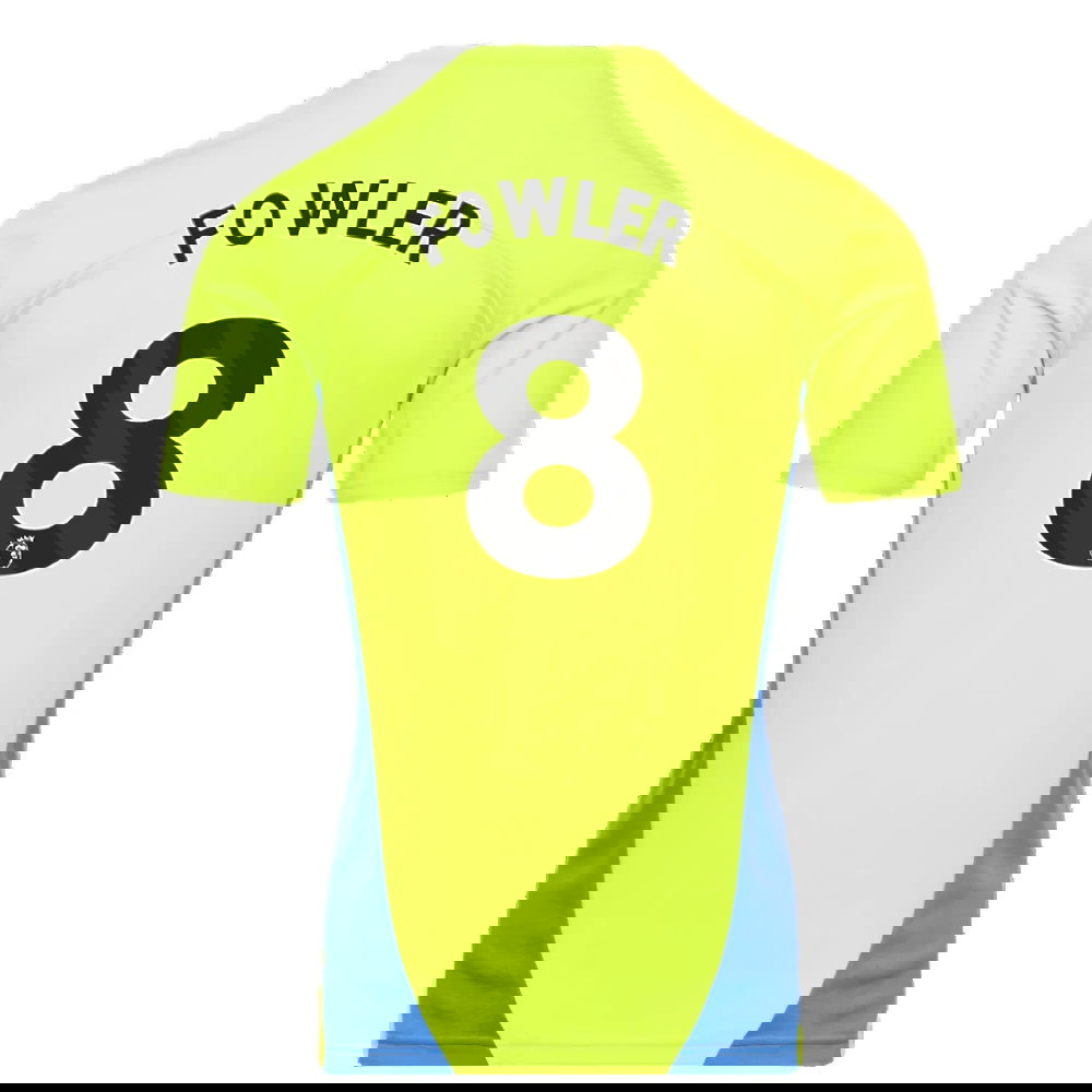 2024-2025 Man City Training Shirt (Yellow Glow) (Fowler 8)