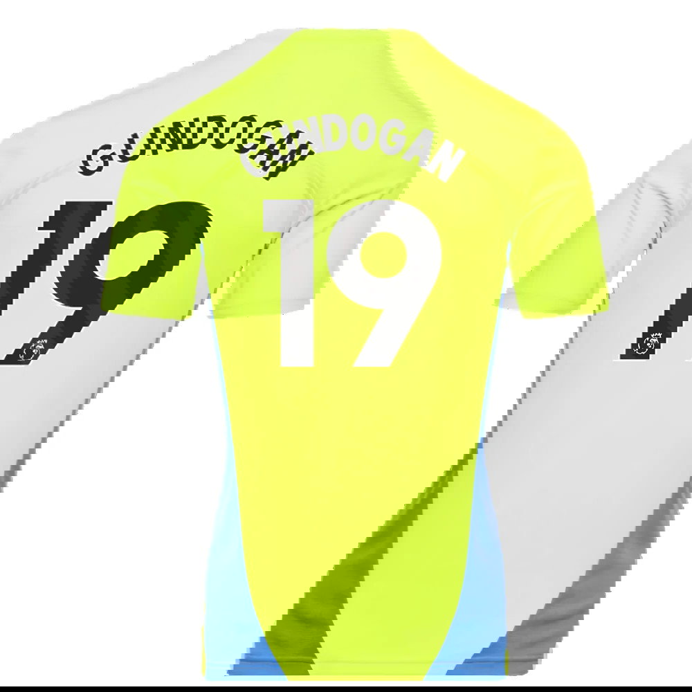 2024-2025 Man City Training Shirt (Yellow Glow) (Gundogan 19)