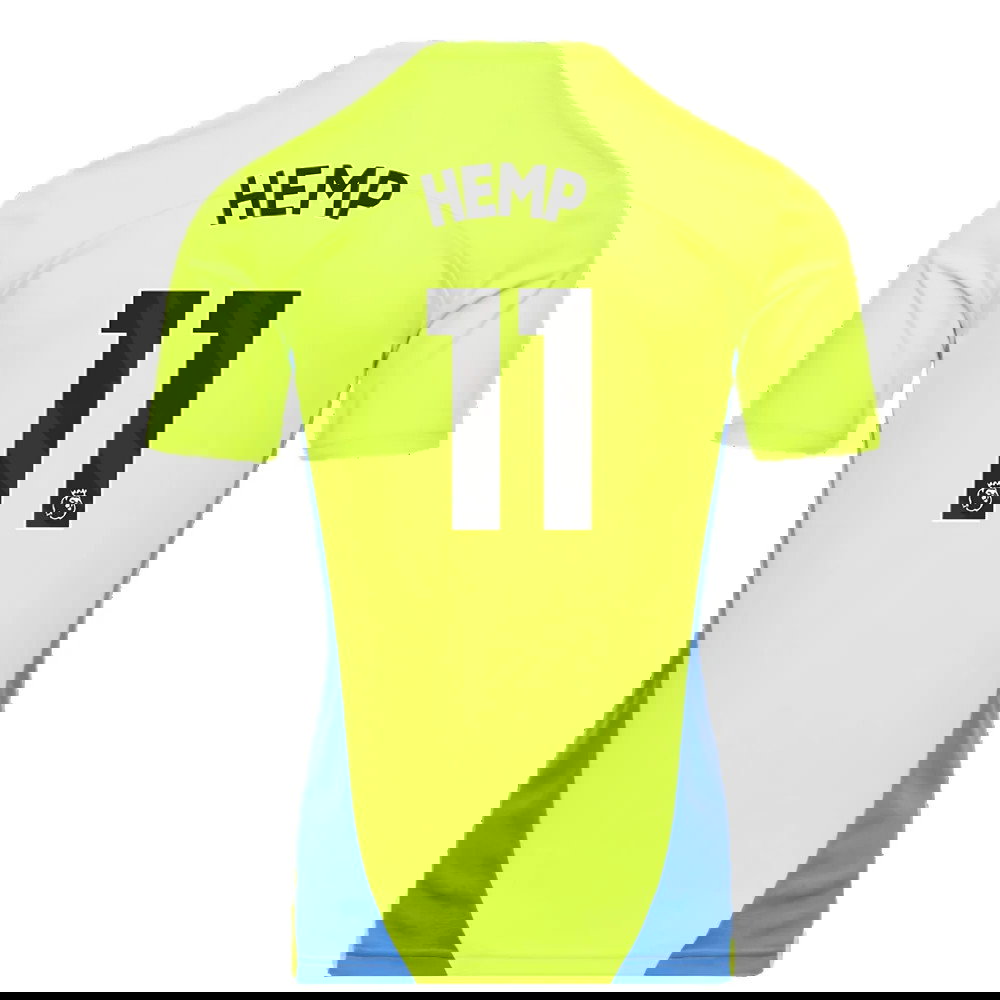 2024-2025 Man City Training Shirt (Yellow Glow) (Hemp 11)