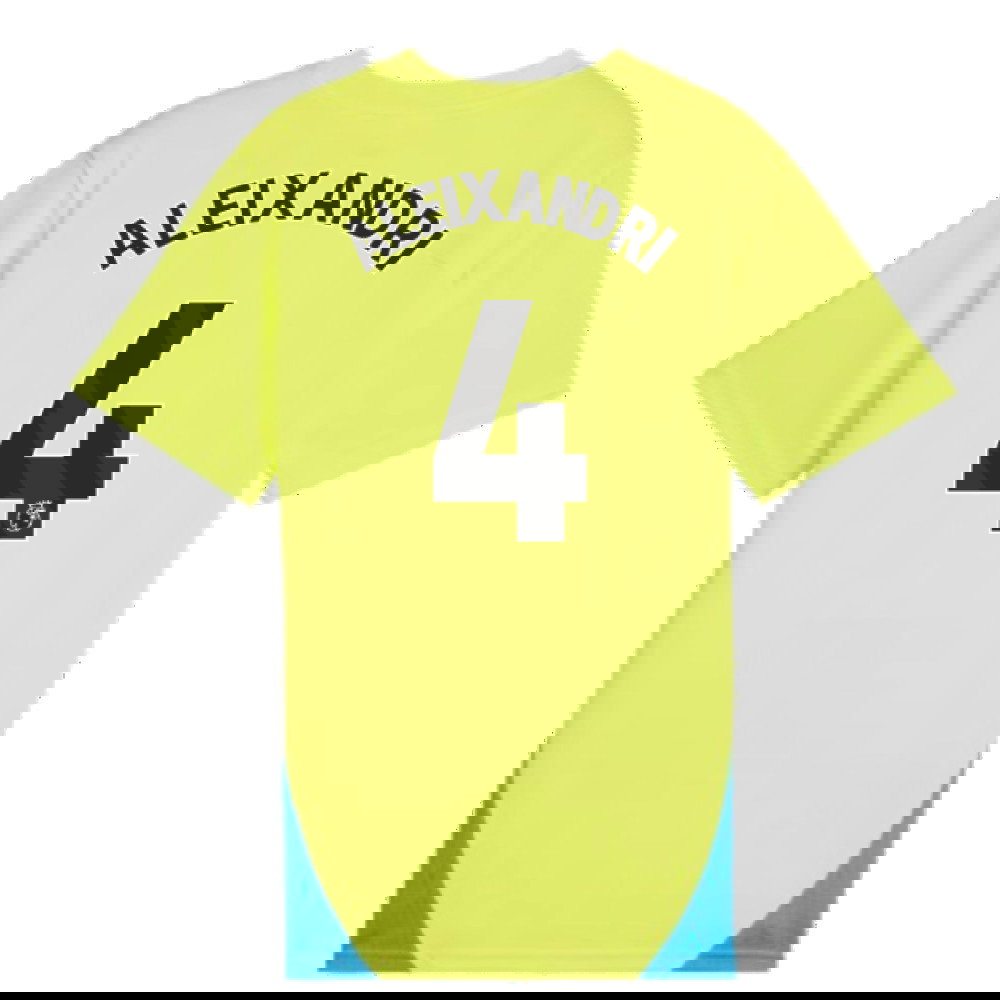 2024-2025 Man City Training Shirt (Yellow Glow) - Kids (Aleixandri 4)