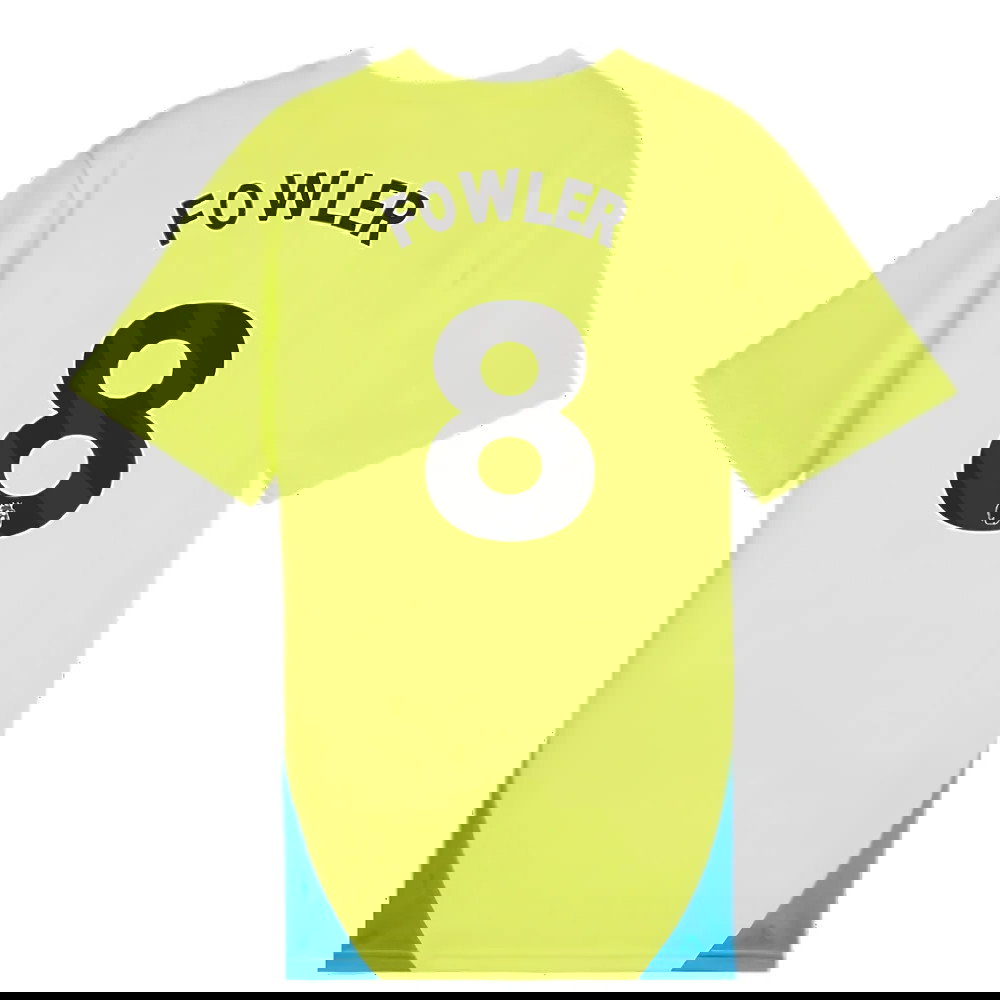 2024-2025 Man City Training Shirt (Yellow Glow) - Kids (Fowler 8)