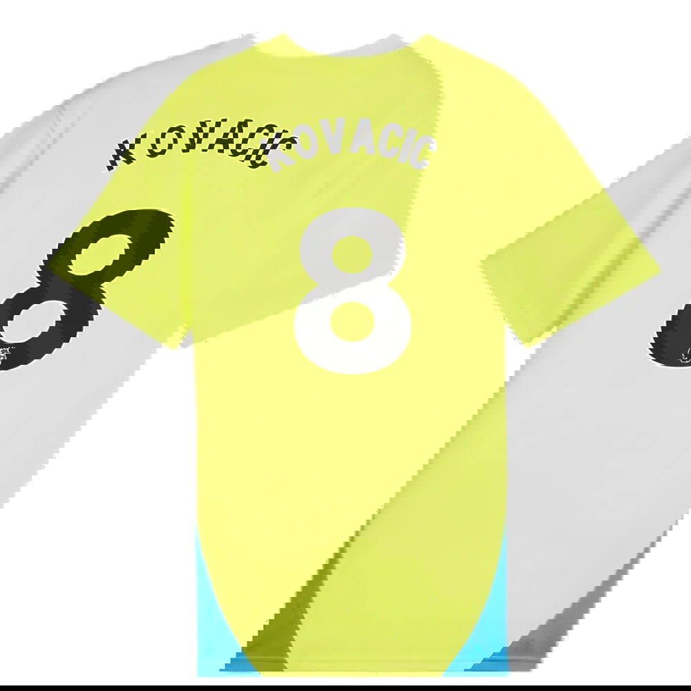 2024-2025 Man City Training Shirt (Yellow Glow) - Kids (Kovacic 8)