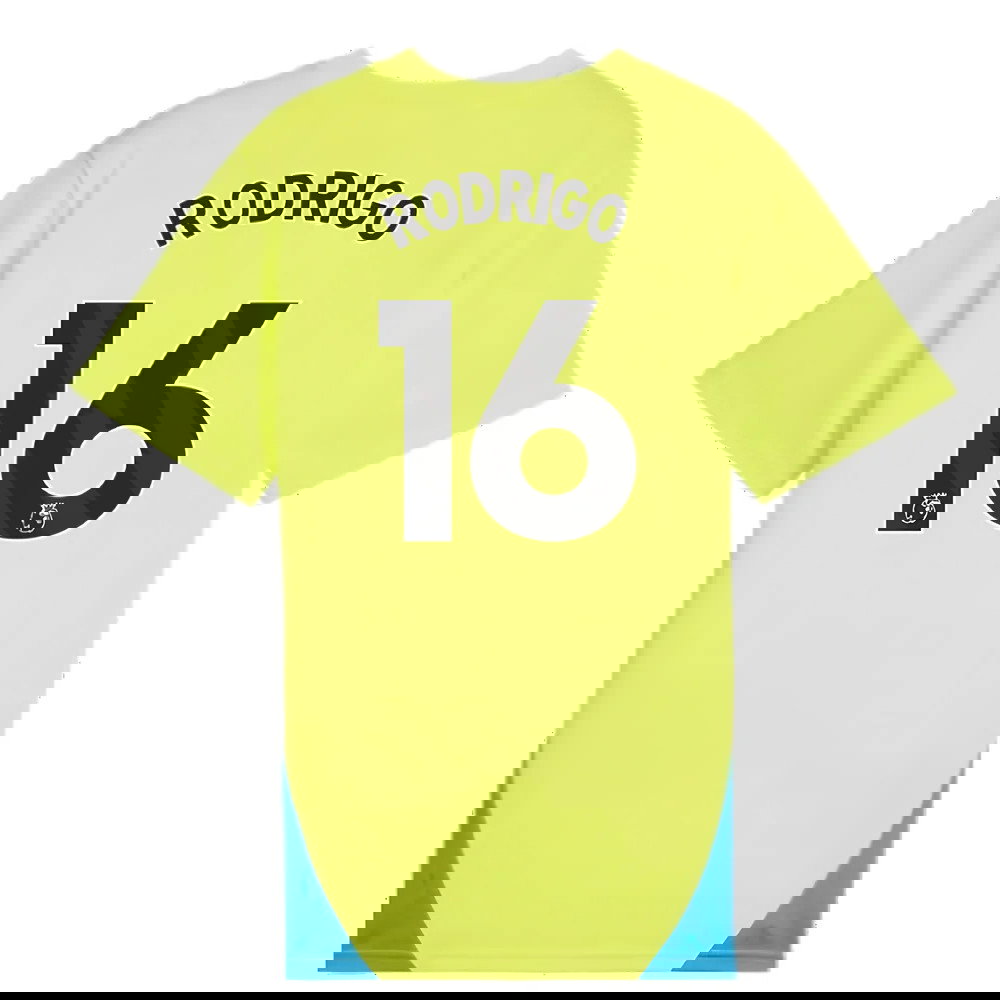 2024-2025 Man City Training Shirt (Yellow Glow) - Kids (Rodrigo 16)