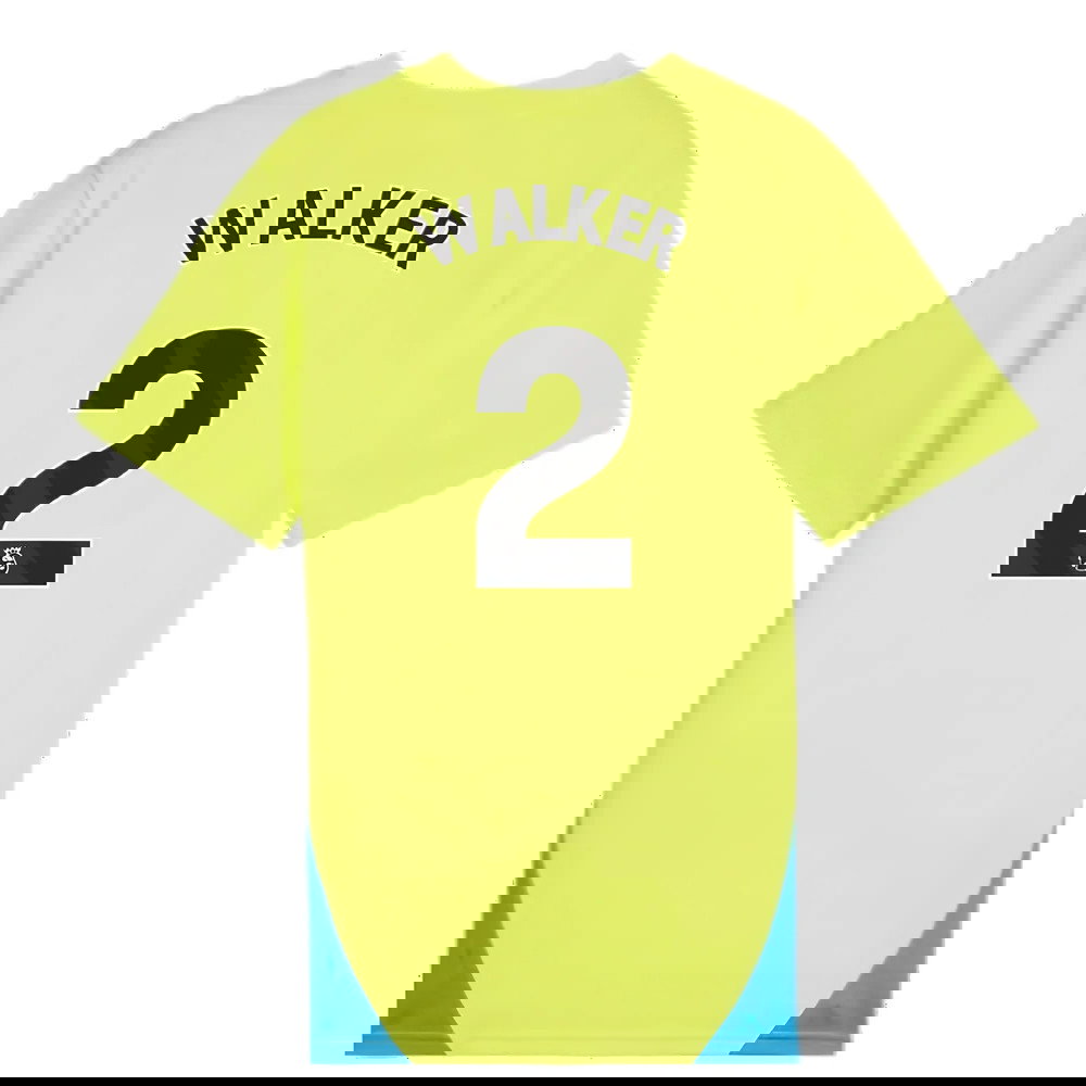 2024-2025 Man City Training Shirt (Yellow Glow) - Kids (Walker 2)