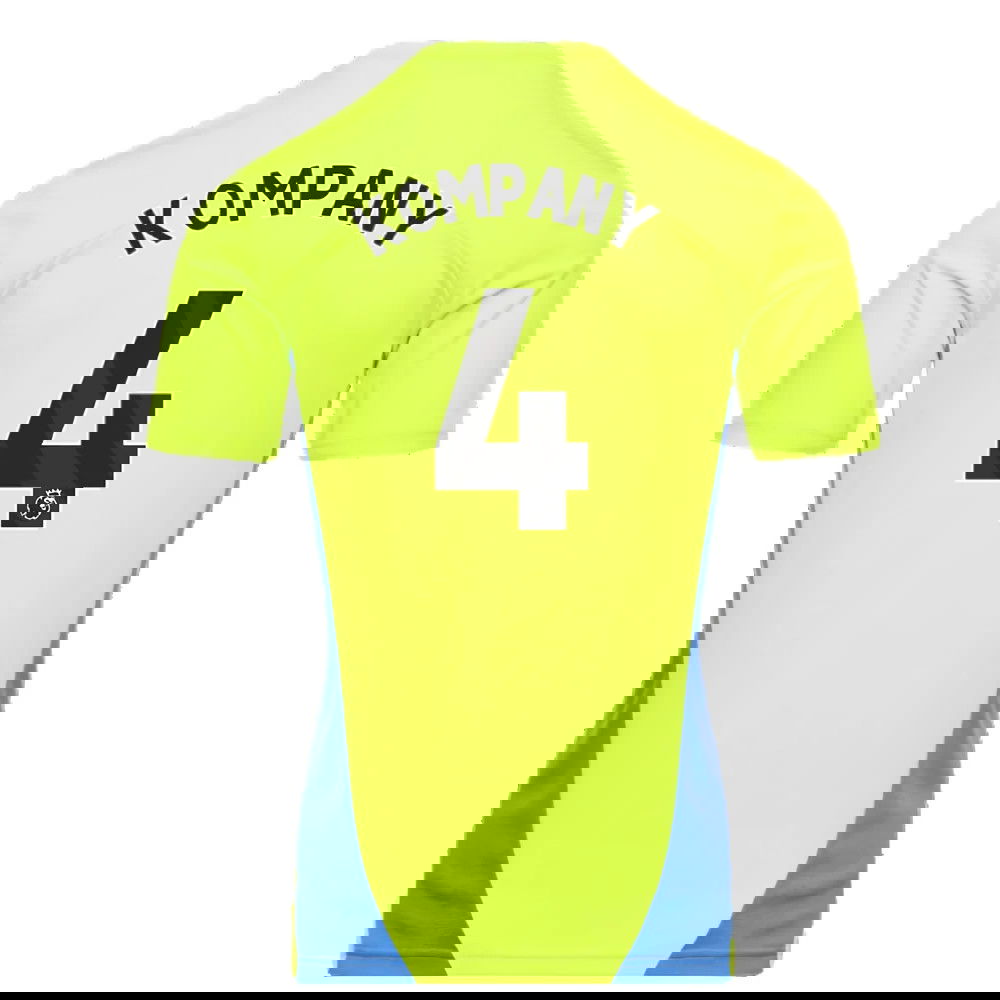 2024-2025 Man City Training Shirt (Yellow Glow) (Kompany 4)