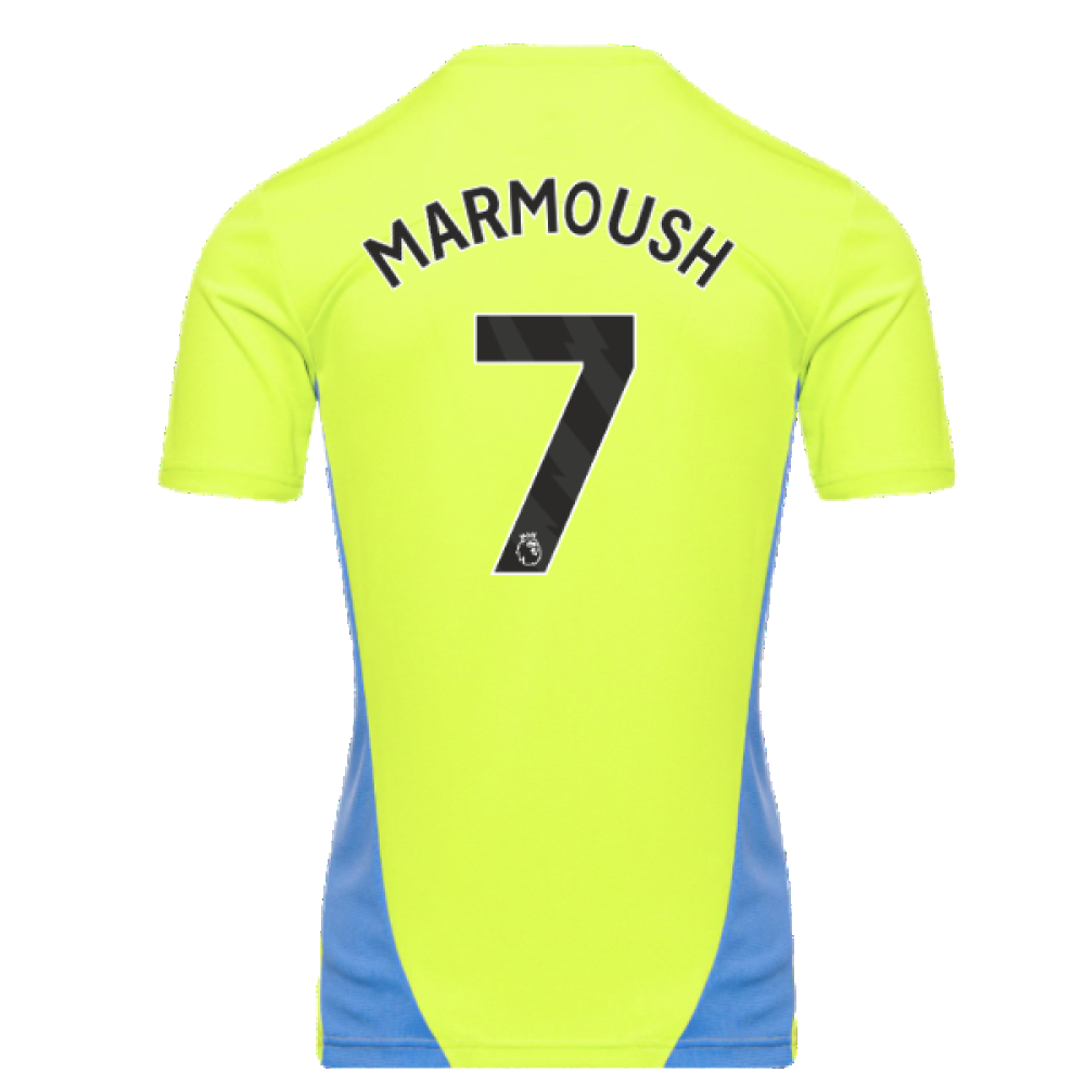 2024-2025 Man City Training Shirt (Yellow Glow) (Marmoush 7)