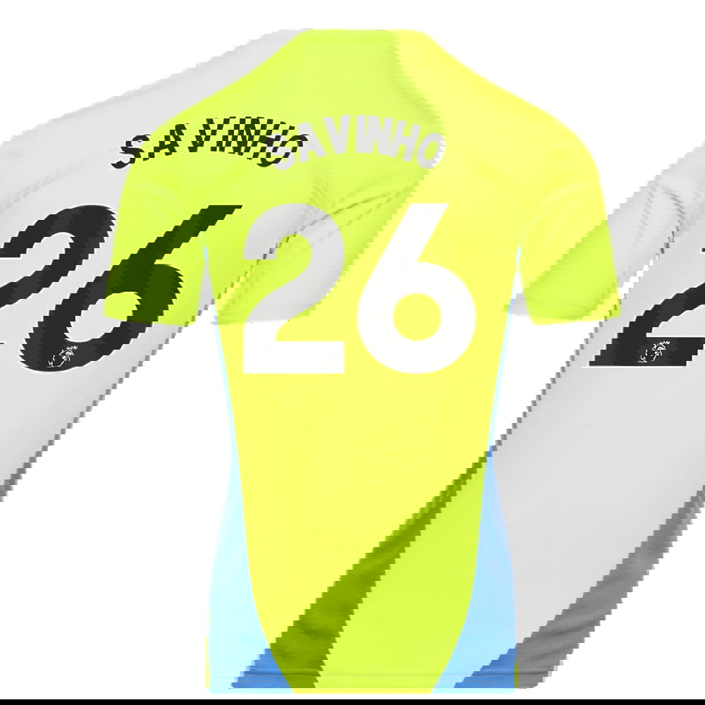 2024-2025 Man City Training Shirt (Yellow Glow) (Savinho 26)