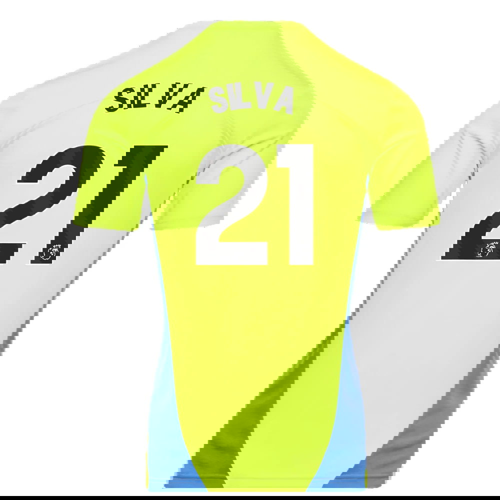 2024-2025 Man City Training Shirt (Yellow Glow) (Silva 21)