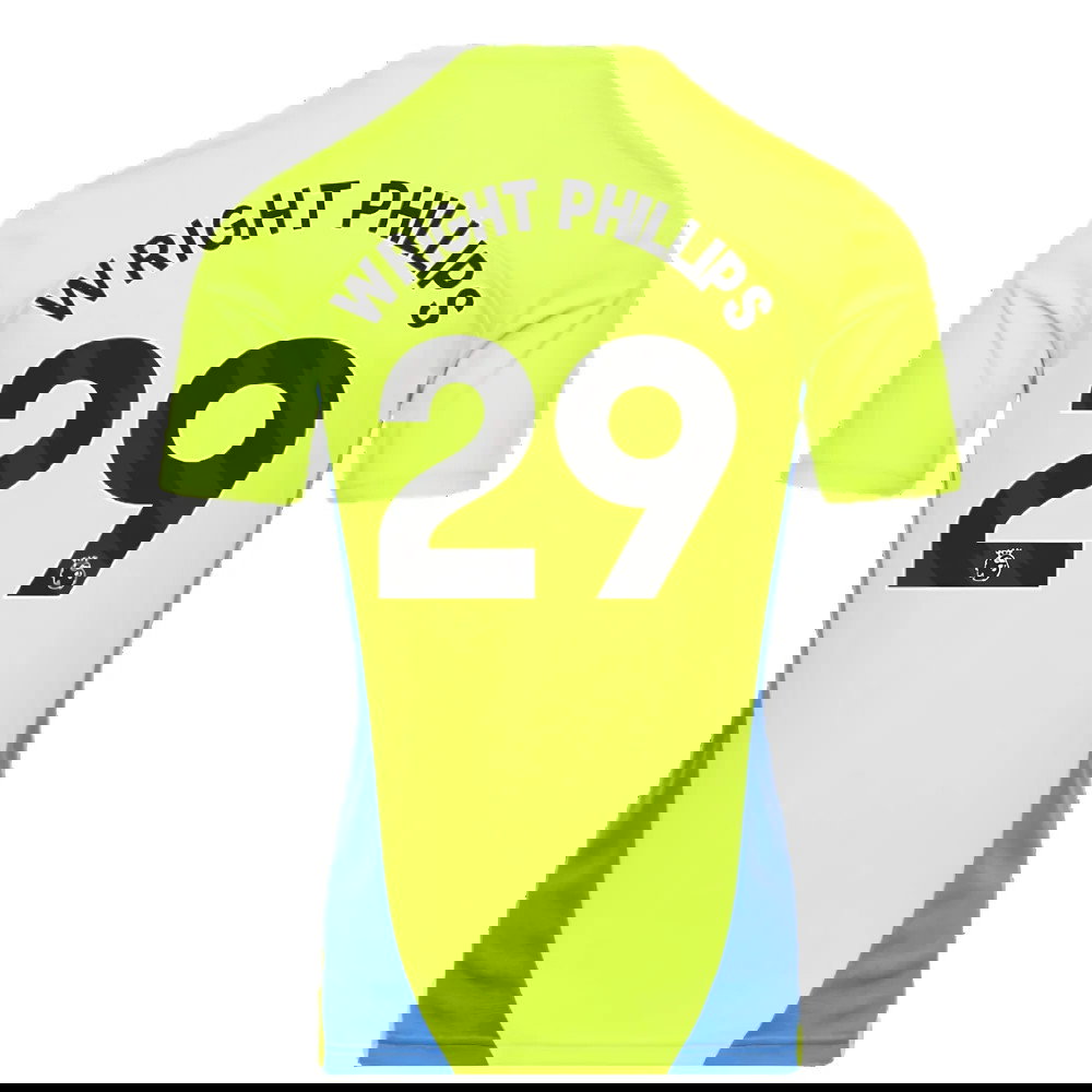2024-2025 Man City Training Shirt (Yellow Glow) (Wright Phillips 29)