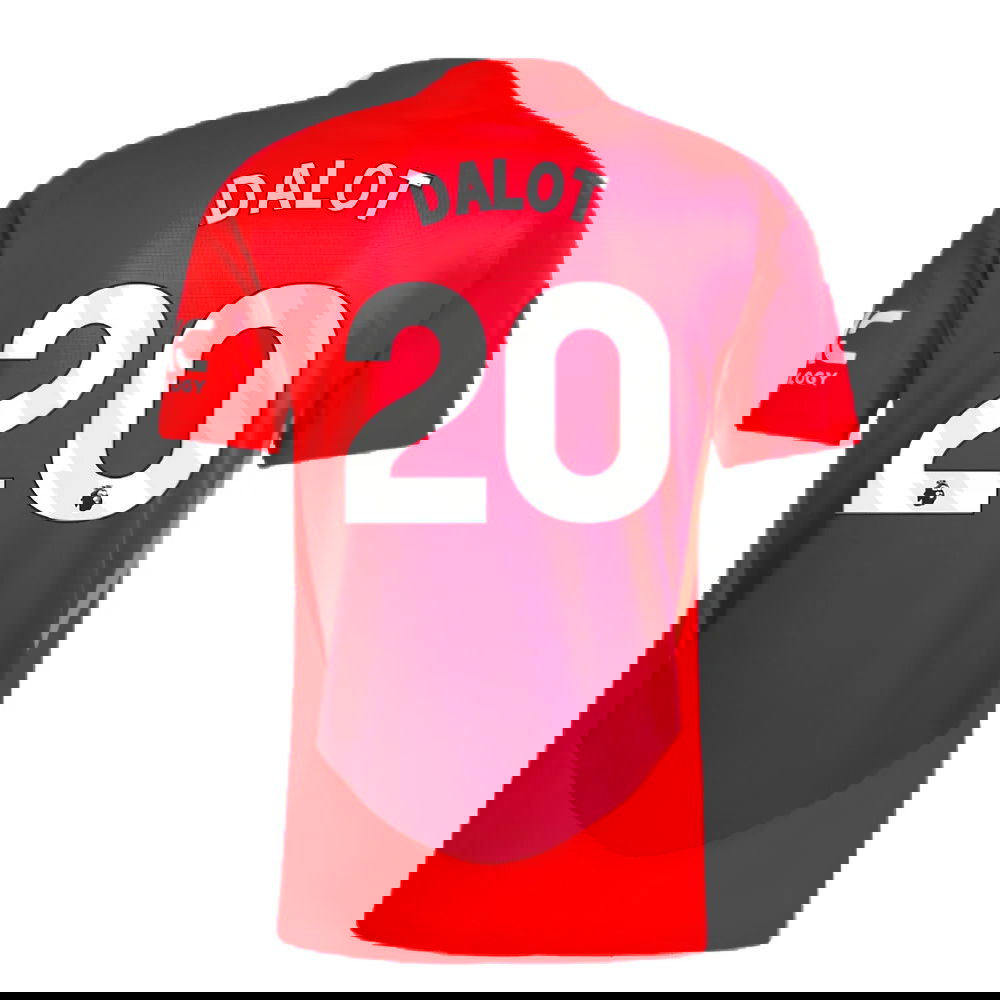 2024-2025 Man Utd Authentic Home Shirt (Dalot 20)