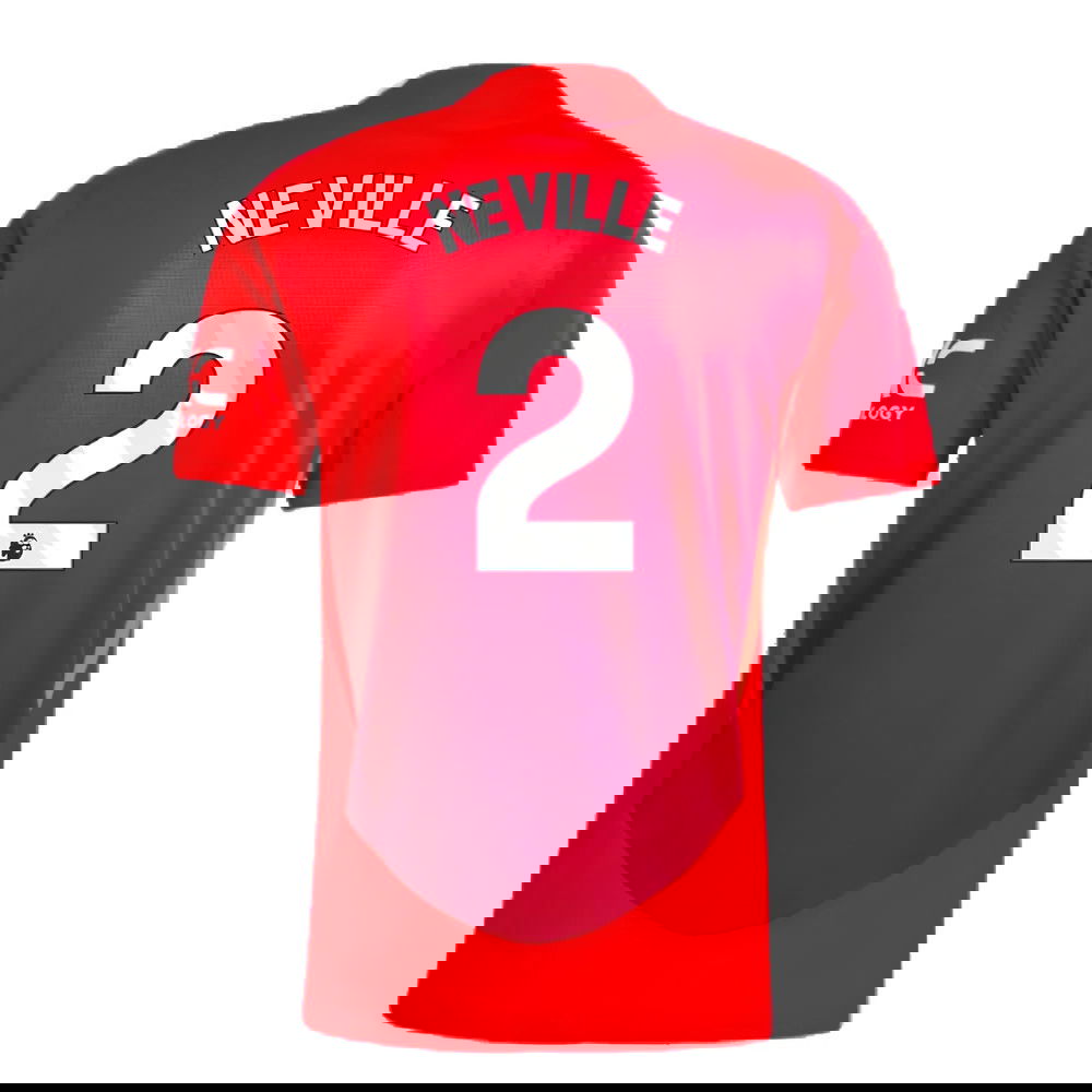 2024-2025 Man Utd Authentic Home Shirt (Neville 2)
