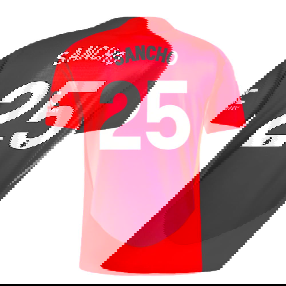 2024-2025 Man Utd Authentic Home Shirt (Sancho 25)