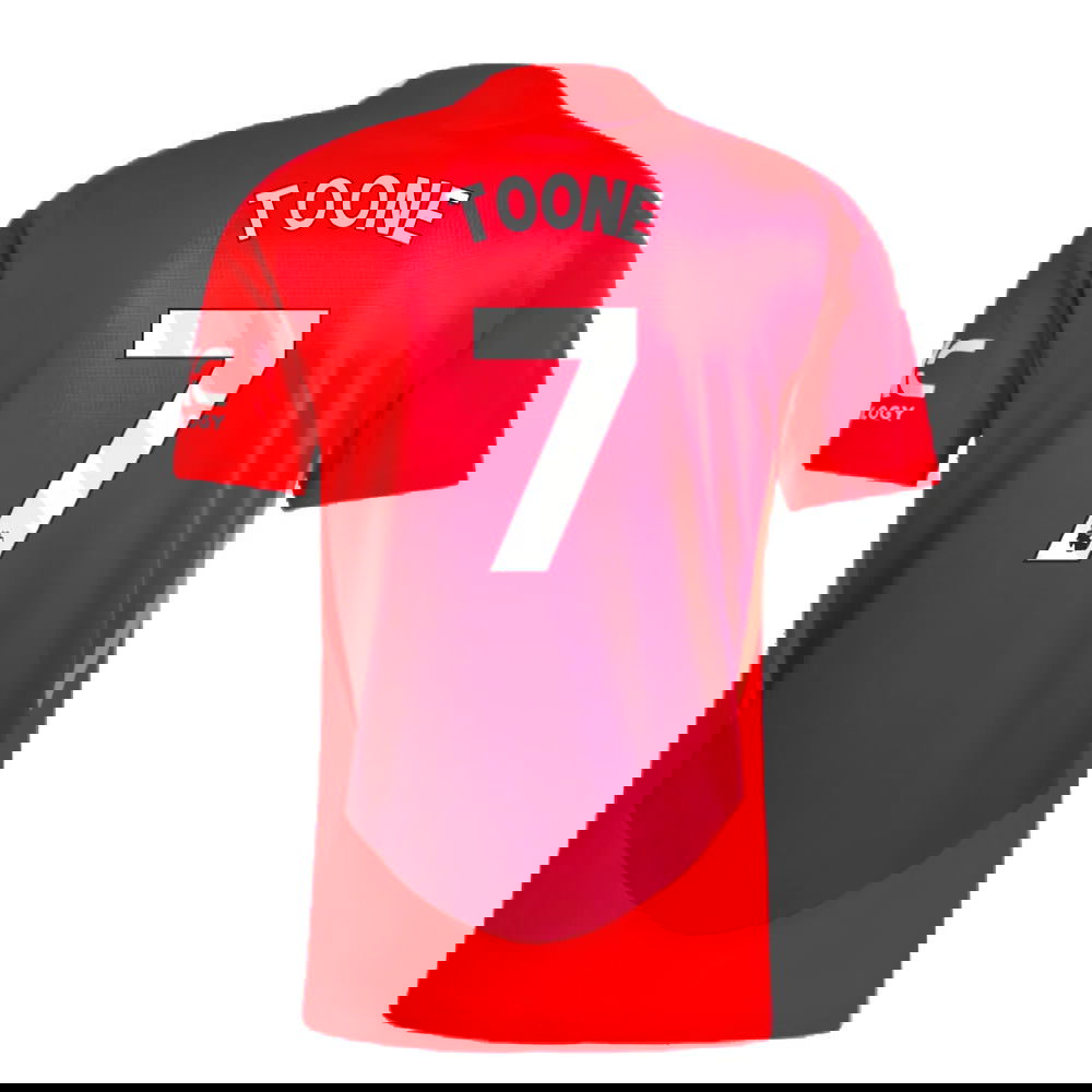 2024-2025 Man Utd Authentic Home Shirt (Toone 7)