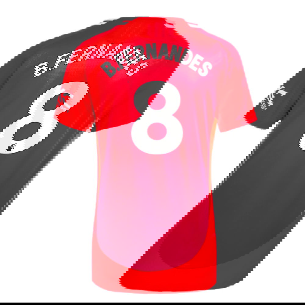 2024-2025 Man Utd Authentic Home Shirt (Womens) (B.Fernandes 8)