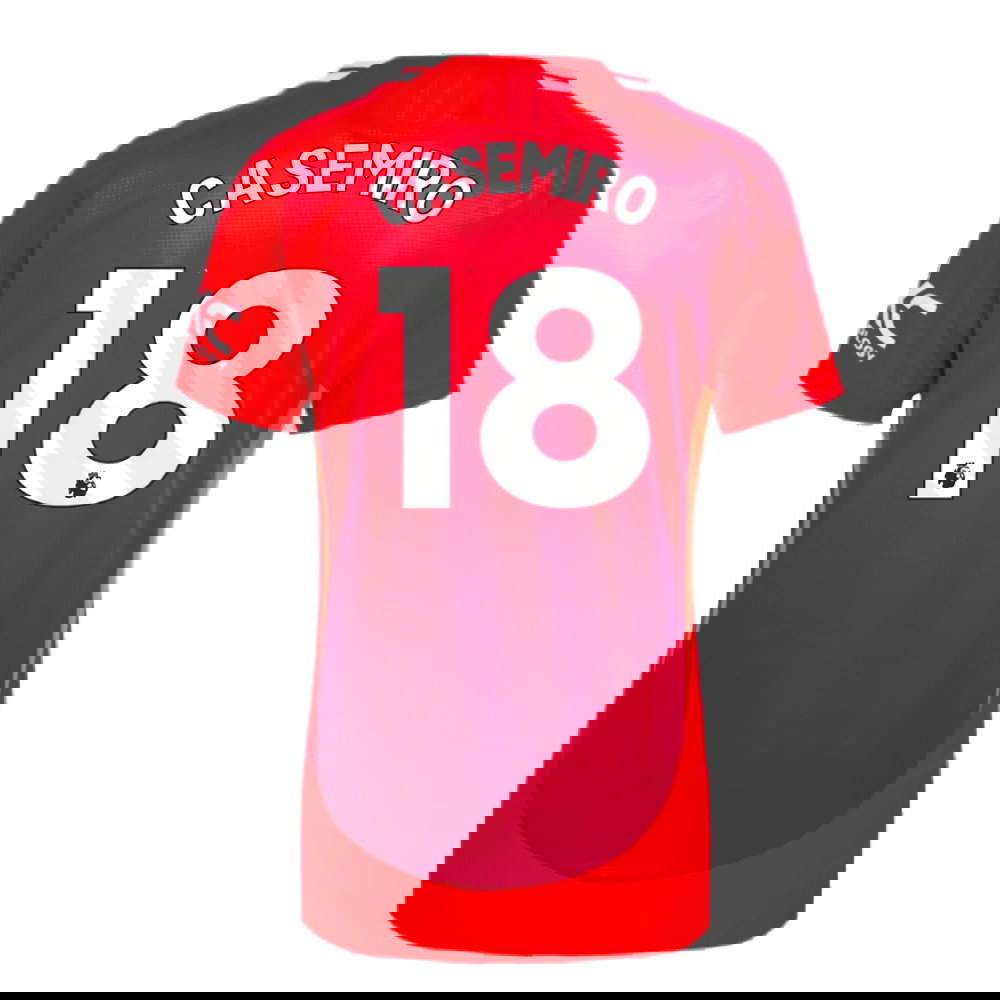 2024-2025 Man Utd Authentic Home Shirt (Womens) (Casemiro 18)