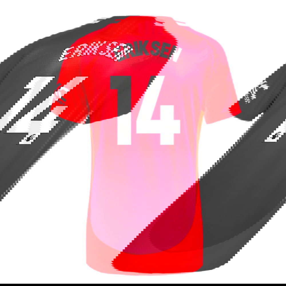 2024-2025 Man Utd Authentic Home Shirt (Womens) (Eriksen 14)