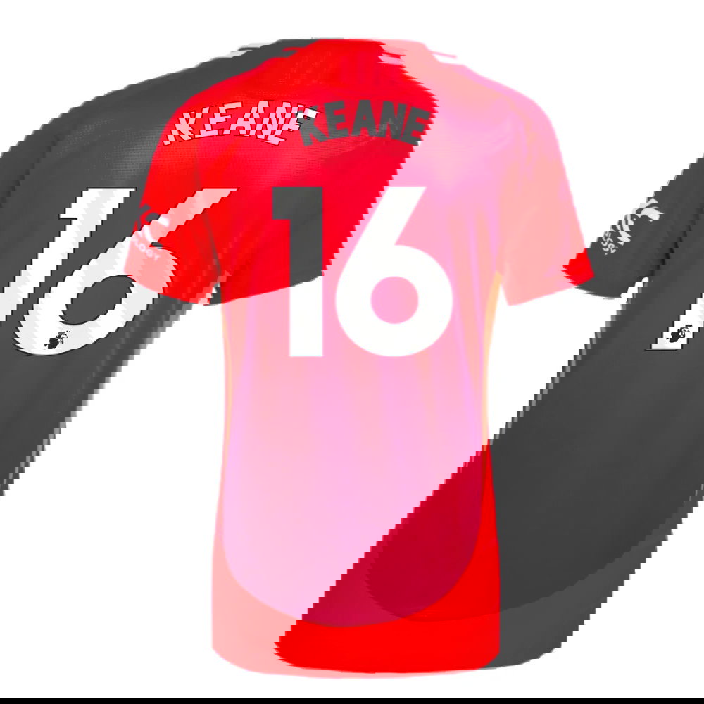 2024-2025 Man Utd Authentic Home Shirt (Womens) (Keane 16)