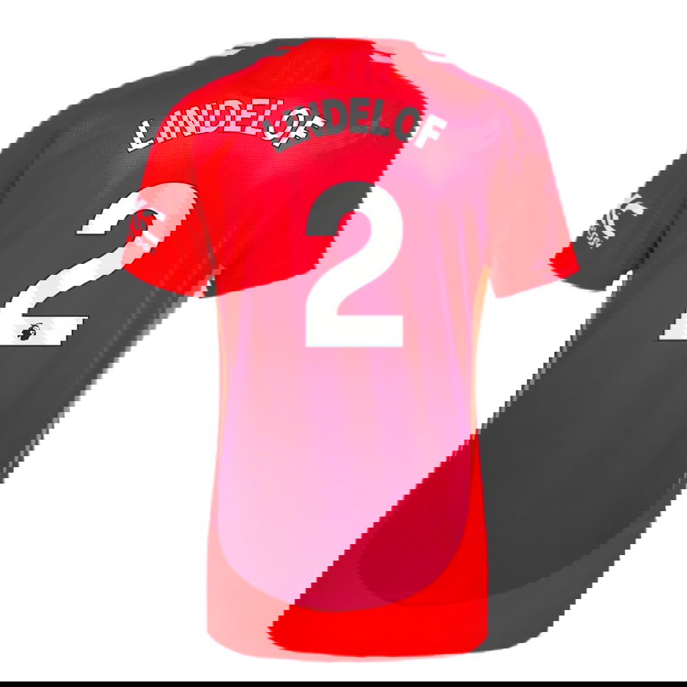 2024-2025 Man Utd Authentic Home Shirt (Womens) (Lindelof 2)