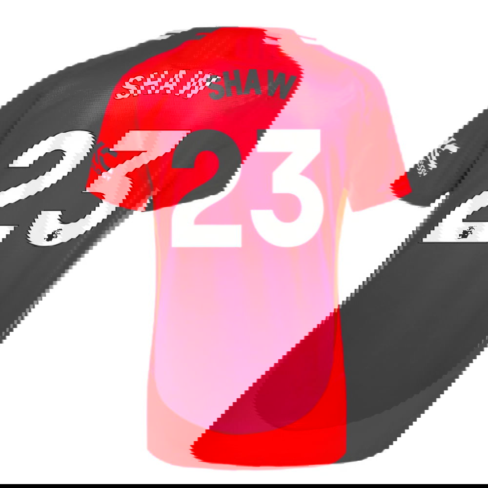 2024-2025 Man Utd Authentic Home Shirt (Womens) (Shaw 23)