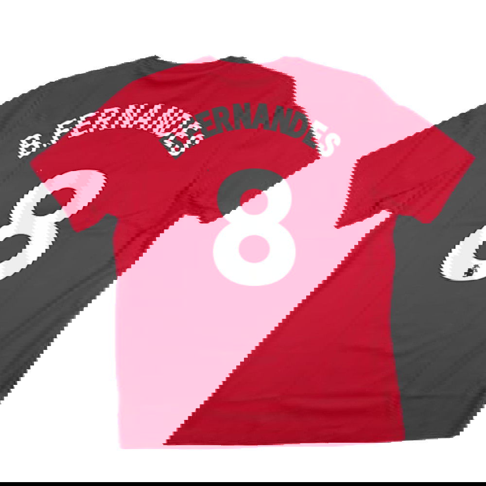 2024-2025 Man Utd DNA Graphic Tee (Red) (B.Fernandes 8)