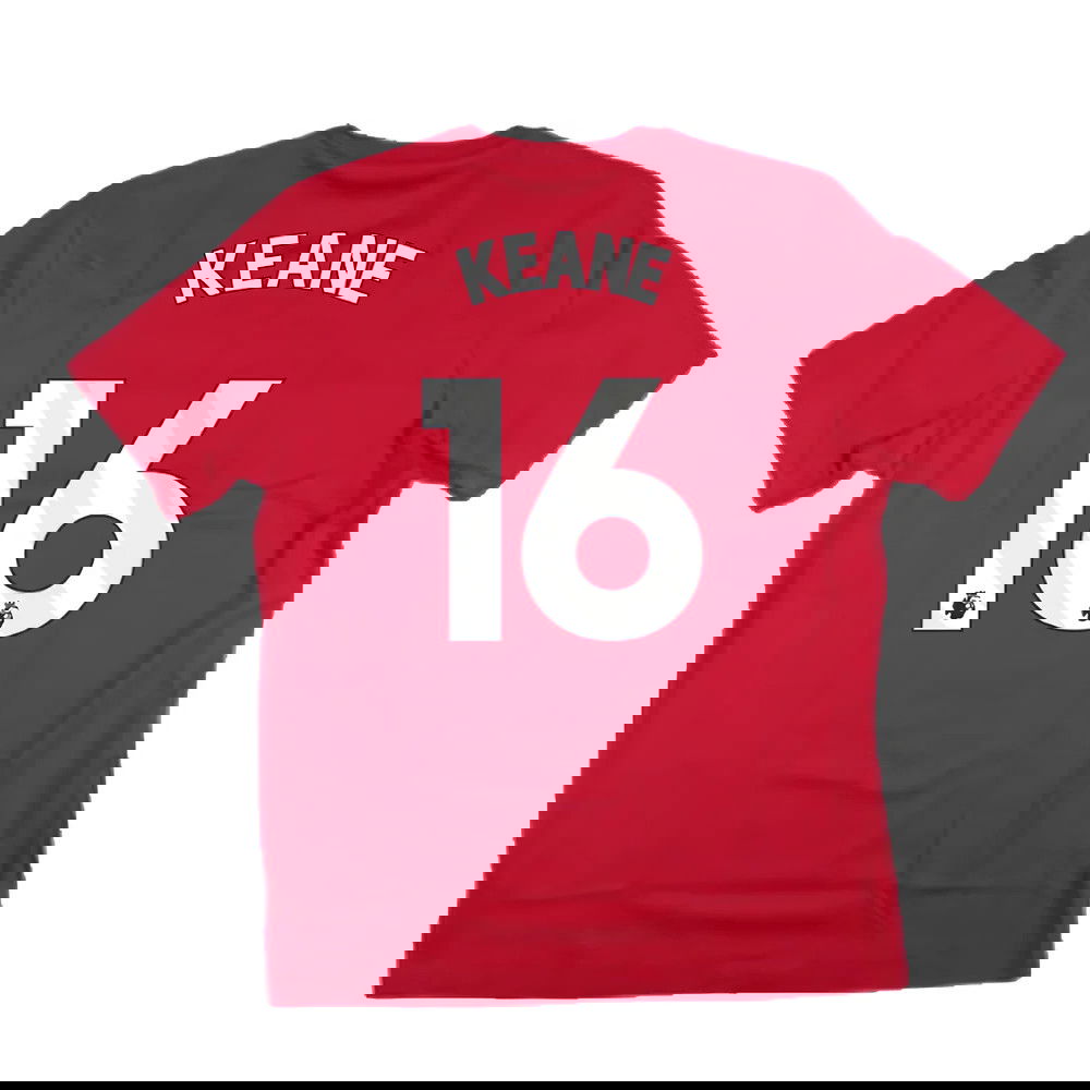2024-2025 Man Utd DNA Graphic Tee (Red) (Keane 16)