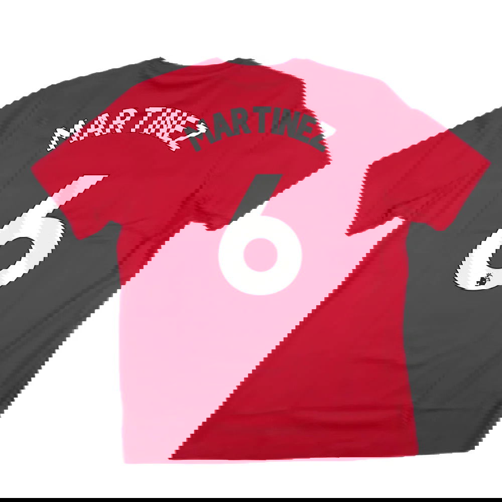 2024-2025 Man Utd DNA Graphic Tee (Red) (Martinez 6)