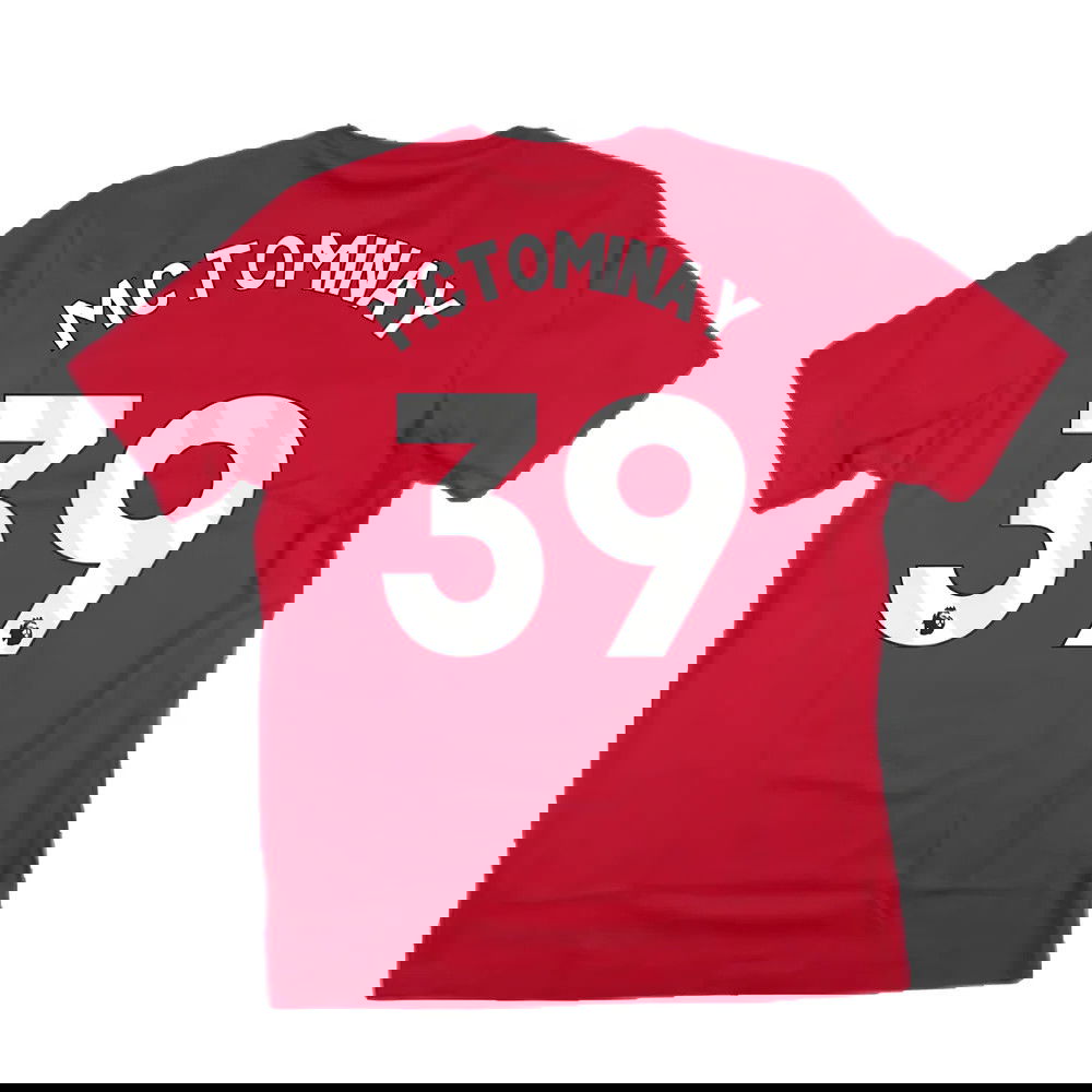 2024-2025 Man Utd DNA Graphic Tee (Red) (McTominay 39)