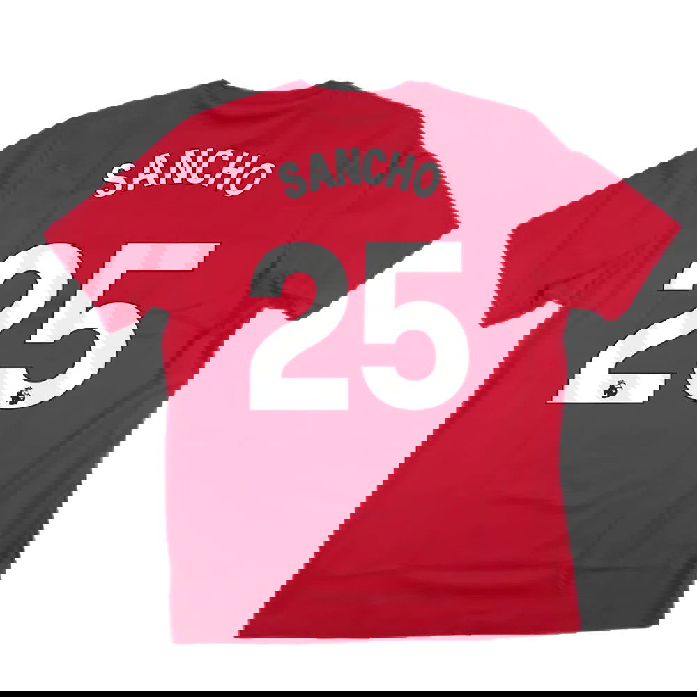2024-2025 Man Utd DNA Graphic Tee (Red) (Sancho 25)