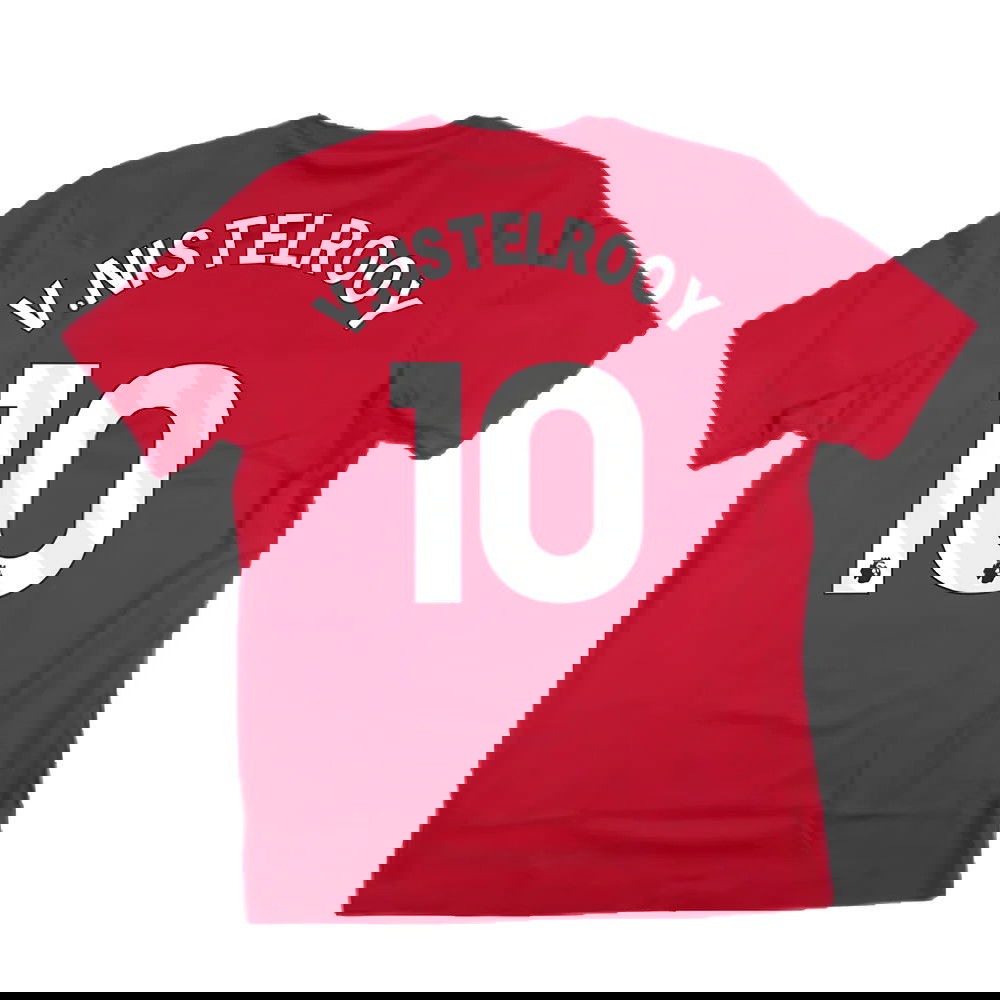 2024-2025 Man Utd DNA Graphic Tee (Red) (V.Nistelrooy 10)