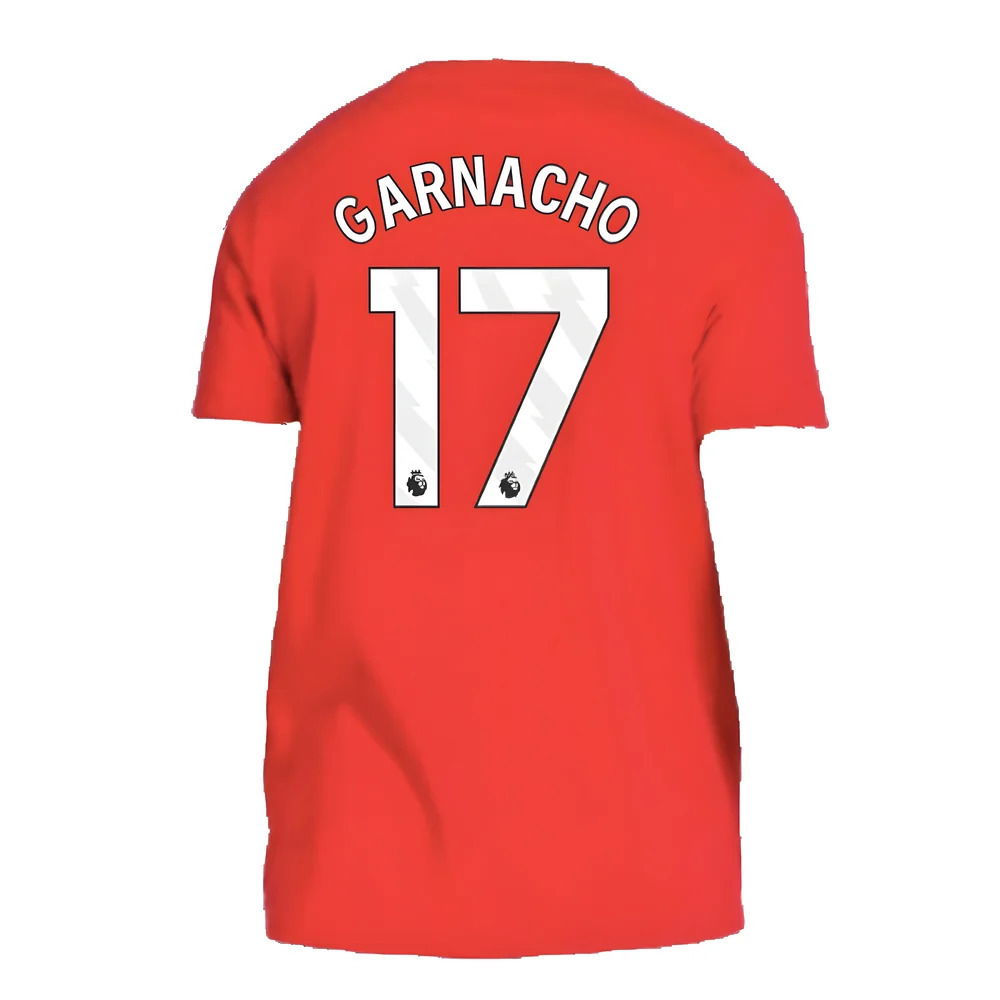 2024-2025 Man Utd DNA Tee (Red) (Garnacho 17)