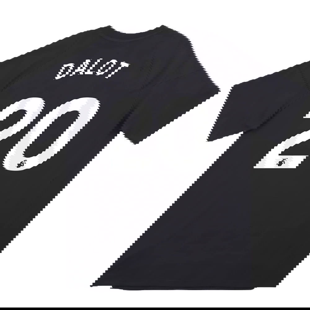 2024-2025 Man Utd EU Training Tee (Carbon) (Dalot 20)