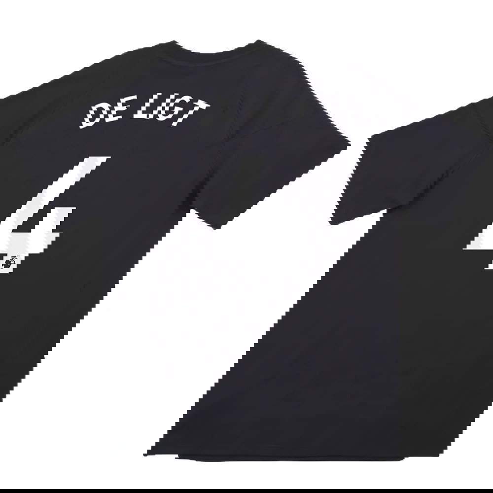 2024-2025 Man Utd EU Training Tee (Carbon) (De Ligt 4)