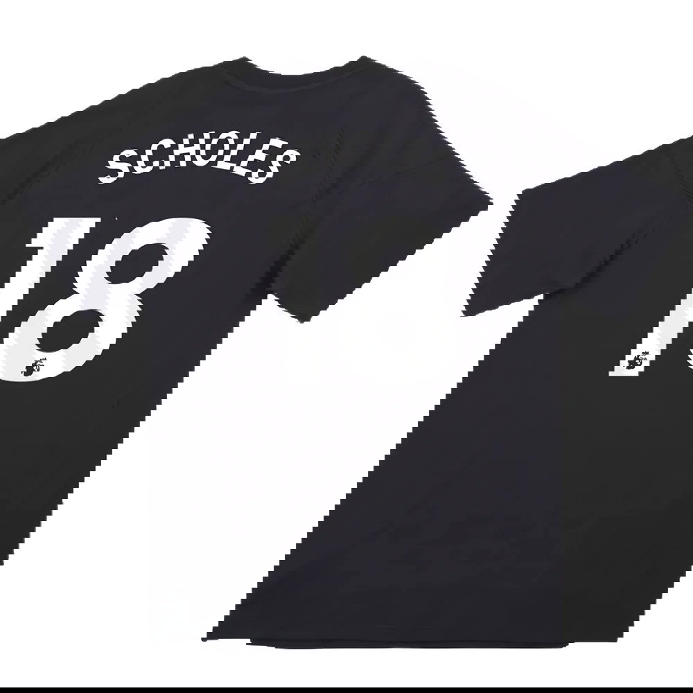 2024-2025 Man Utd EU Training Tee (Carbon) (Scholes 18)