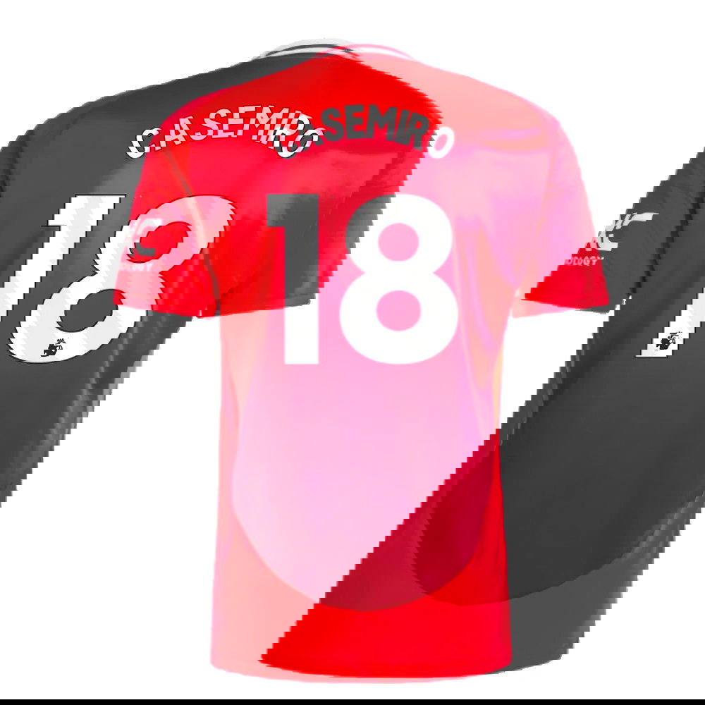 2024-2025 Man Utd Home Shirt (Casemiro 18)