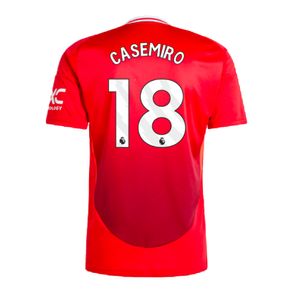 2024-2025 Man Utd Home Shirt (Casemiro 18)